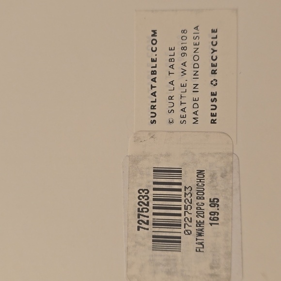 ❤️BUY 2 GET 1 FREE  Sur La Table Bouchon 20-Piece Flatware Set - Picture 9 of 12